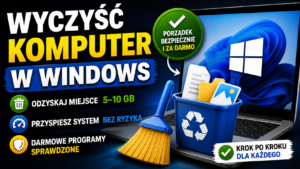 czyszczenie komputera Windows jak odzyskać miejsce i przyspieszyć system